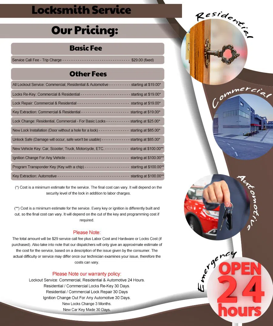 Des Plaines Locksmith Service, Des Plaines, IL 847-462-7239